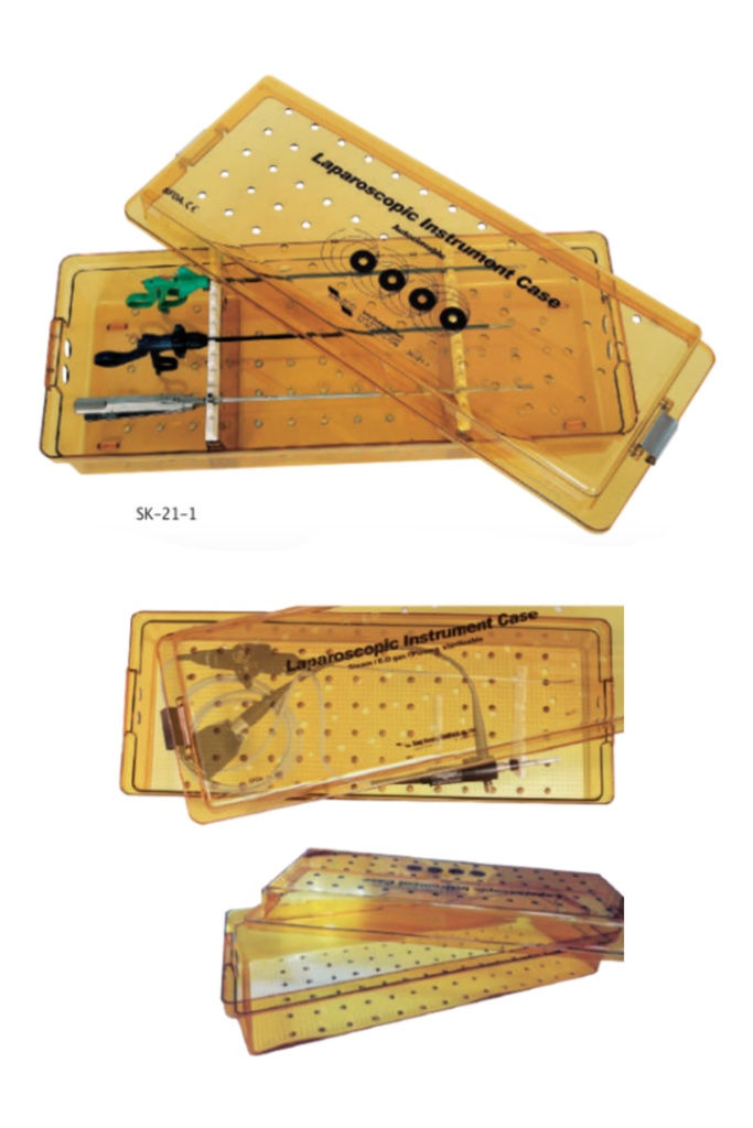 Laparoscopic Instrument Case, Size : 64(L) x 25(w) x 15.5(H)cm