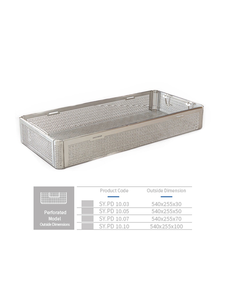 Perforated Basket 540x255x70mm